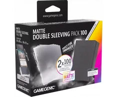Gamegenic : Matinis dvigubo įvyniojimo paketas (64x89 mm/66x91 mm) - Juodas - 2x100 vnt. (2027274)