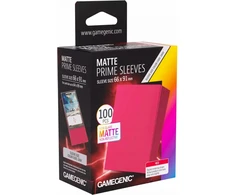 Gamegenic Gamegenic: Matte Prime įmovos (66x91 mm) – raudonos – 100 vnt.