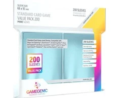 Gamegenic – „Value Pack“ standartinės rankovės – skaidrios (200 rankovių)