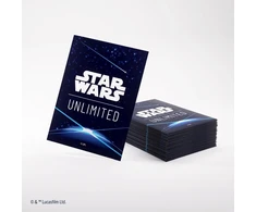Gamegenic Gamegenic: Star Wars Unlimited – Dvigubas rankovių paketas – Space Mėlyna