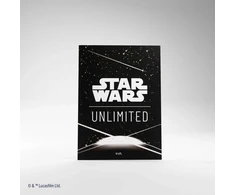 Gamegenic : Star Wars Unlimited kortų žaidimas – aukščiausios kokybės meno dėklai – kortų nugarėlė balta
