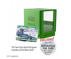 Gamegenic : Star Wars Unlimited Card Game - Twin Suns Deck Pod - Žalias