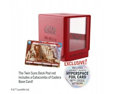 Gamegenic : Star Wars Unlimited Card Game - Twin Suns Deck Pod - Raudona