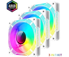 Gamemax Case Fan | KF300 WH | Baltas