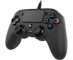 NACON PS4OFCPADBLACK žaidimų valdiklis Žaidimų pultelis PlayStation 4 Analoginis / skaitmeninis Juoda