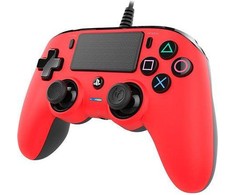 NACON PS4OFCPADRED žaidimų valdiklis Žaidimų pultelis PlayStation 4 Analoginis / skaitmeninis Raudona