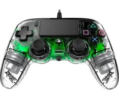 NACON PS4OFCPADCLGREEN žaidimų valdiklis Žaidimų pultelis PlayStation 4 Analoginis / skaitmeninis Žalia, Permatomas