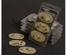 Gamers Grass Gamers Grass: Ovalūs pagrindai – sausringos stepės 75 mm (3 vnt.)