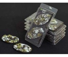 Gamers Grass Gamers Grass: Ovalūs pagrindai – žieminiai 90 mm (2 vnt.)