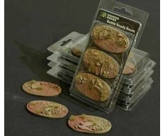Gamers Grass Gamers Grass: Ovalūs pagrindai – Badlands 75 mm (3 vnt.)