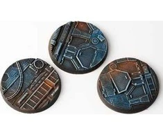Gamers Grass Gamers Grass: Apvalūs pagrindai – erdvėlaivio koridorius 50 mm (3 vnt.)