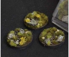 Gamers Grass Gamers Grass: Apvalūs pagrindai – „Highland“ 50 mm (3 vnt.)
