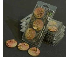 Gamers Grass Gamers Grass: Apvalūs pagrindai – Badlands 50 mm (3 vnt.)