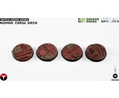 Gamers Grass: „Infinity“ – „Nomad Crew“ kaladė – apvali 40 mm (4 vnt.)