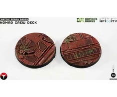 Gamers Grass Žolė žaidėjų žaidėjų žolė: begalybė – Nomad Crew Deck – apvalus 55 mm (2x)