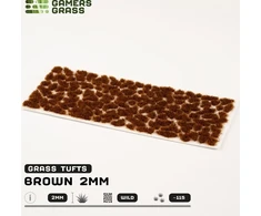 Gamers Grass: Žolės kuokštai – 2 mm – Rudi kuokštai (laukiniai)