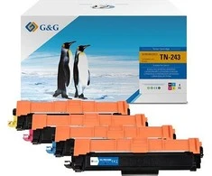 G&amp;G CMYK dažai naudoja TN-243CMYK (NT - PB243BK / C / M / Y-4)