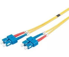 Garbot FO Cable 9/125�. OS2. LC/LC. Geltona. 1.0m
