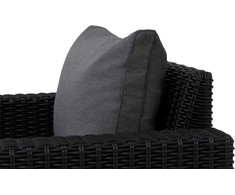 Keter 252902 outdoor chair Lounge Terrace Hard seat Hard backrest Resin Juodas