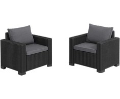 Keter Garden chairs 2pcs. California pilkas