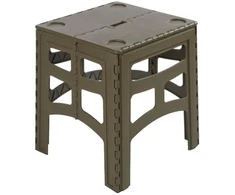Garden4You Sulankstomas lauko staliukas M, apkrova iki 80 kg, Timo 46,5x44,5x55 cm, alyvuogių spalvos (0610656323)
