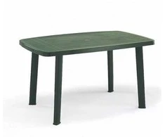Lauko stalas PROGARDEN FARO OVAL, žalias, 126×85×72 cm