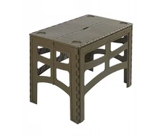 Keeeper Sulankstomas stalas L su stalčių atbraila 80kg Timo 70x45x55cm alyvuogių odos 4052396119176
