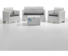 Lauko baldų komplektas Gardena Bica Sodo baldų komplektas Set Nebraska 3 baltas