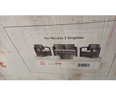 Lauko baldų komplektas Gardena Bica Sodo baldų komplektas Set Nevada 2 pilka