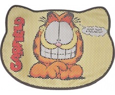 Garfield Dwuwarstwowa mata pod kuwetę, geltona, 58,5x44cm