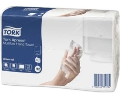 Servetėlės Tork Xpress Multifold Universal H2 (471146), 2 sluoksniai, 190vnt., baltos spalvos (EKO)