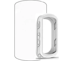 Silikoninis dėklas Garmin Edge 540/840 serijų dviračių kompiuteriams, Baltos spalvos