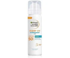 Garnier Ambre Solaire Super UV Protection Mist SPF 50 Apsauginė veido dulksna, 75 ml