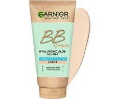 Garnier Hyaluronic Aloe All-In-1 BB kreminis mišriai ir riebiai odai šviesiai, 50 ml