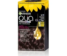 Garnier Olia nuolatinė spalva 4.12 vaivorykštė tamsiai ruda