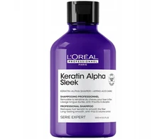 Garnier L'OREAL PROFESSIONNEL_Keratin Alpha Sleek išlyginamasis šampūnas linkusiems pūstis plaukams, 300 ml