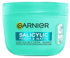 Garnier Salicilinis gaivusis ir matinis drėkinamasis kremas – šerbetas nuo odos netobulumų 85 ml