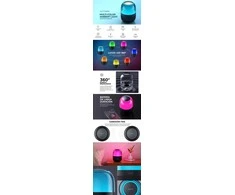 Havit SK889BT - bluetooth RGB belaidė kolonėlė, juodas