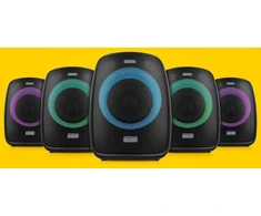 Garsiakalbis Niceboy Nešiojamas karaokės garsiakalbis su mikrofonu Niceboy Party Boy II 100W IPX4 USB-C