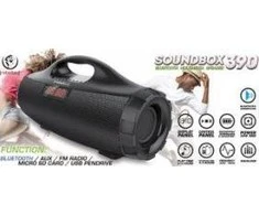 Nešiojamas garsiakalbis Rebeltec SoundBox 390, juoda