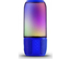 V-tac 6W Bluetooth kolonėlė su LED šviesomis, mėlyna, USB ir TF vieta, DC:5V