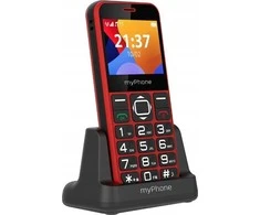 Mygtukinis telefonas myPhone Halo 3, raudonos spalvos