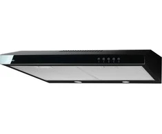 Gartraukis Cooker hood AKPO WK-7 K GLASS 60 JUODA/Juoda SZKŁO (166 m3/h, 600mm, juodos spalvos)