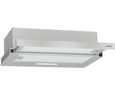 Gartraukis Gorenje | Gaubtas | TH60E3X | Teleskopinis | C energijos vartojimo efektyvumo klasė | Plotis 60 cm | 350 m³/h | Mechaninis valdymas | LED | Inox