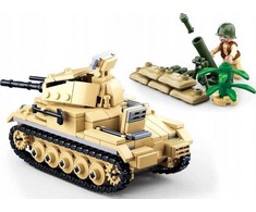 Sluban Blocks Tank Panzer II PZKPFW B0691 356 el armijos karinis modelis
