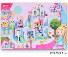 Sluban Girl's Dream blokai FLOWER HOUSE vila 7503