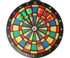 Gazelo Minkštas perforuotas smiginio lentų rinkinys, KUBISPORT, 45 cm