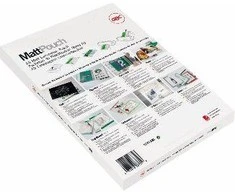 Laminavimo vokeliai GBC, A4, 75 mik., matiniai, 100 vnt.