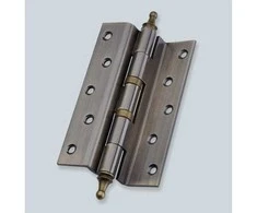 Haushalt Durų lankstas, 125 mm x 75 mm x 2.5 mm, žalvario sp., 2 vnt.