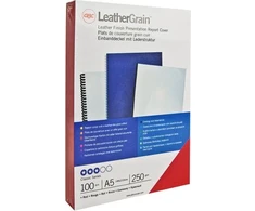 GBC Viršeliai LeatherGrain A4 juodi (CE040010)